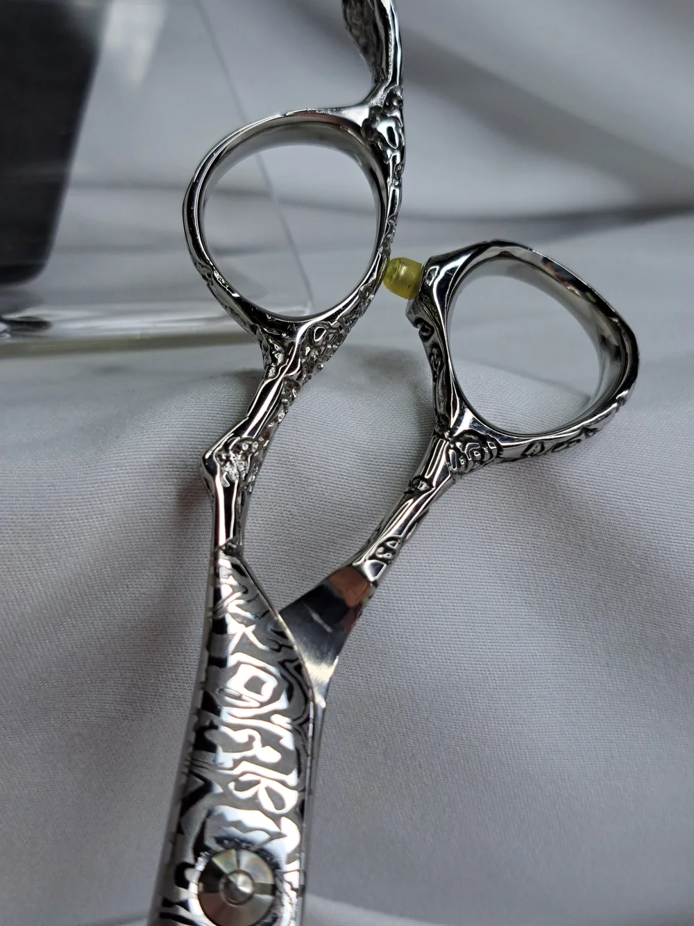 SHEARS DIRECT 30 TOOTH PRECISE TEXTURING THINNING SHEARS ROSE ETCHED